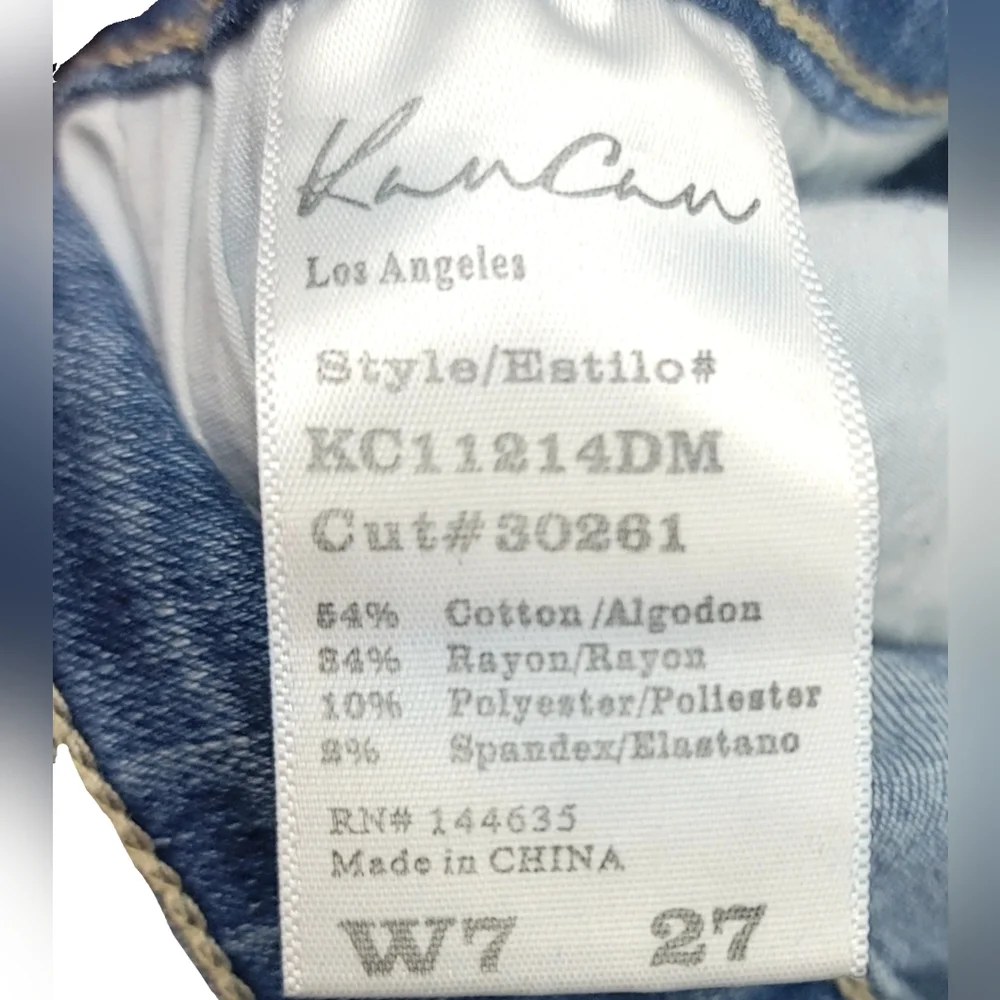 Kancan Women's Mid Rise Skinny Jeans, size 27 - Picture 7 of 8